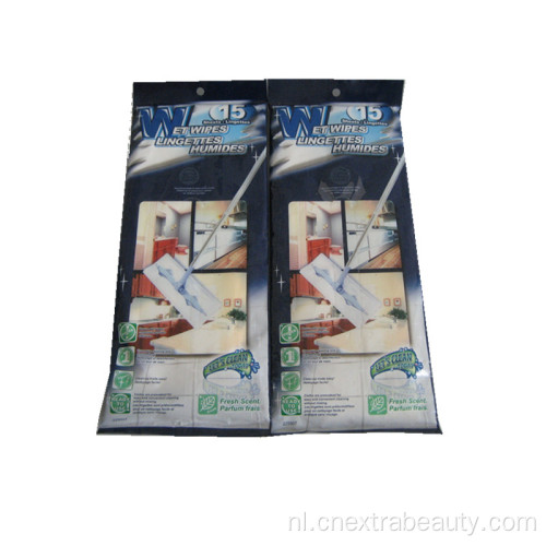 Multifunctionele vochtige doekjes voor huishoudelijk gebruik van viscose polyester